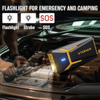VTOMAN V10 Pro 4500A Jump Starter, Portable Car Starter (All Gas, 10.0L Diesel Engine) 12V Lithium Jump Box, Battery Booster