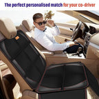 Bacgnyer Car Seat Protector, 2 Pack of Seat Protectors, Thickest Padded 600D Fabric Padding, Waterproof, Durable, Anti Slip B