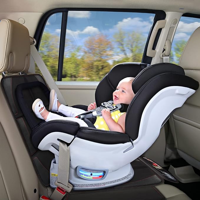 Bacgnyer Car Seat Protector, 1 Pack of Seat Protectors, Thickest Padded 600D Fabric Padding, Waterproof, Durable, Anti Slip B