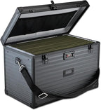 File Storage Cabinet File Organizer Document Organizer File Box in Office and Home with Combination Lock with 20 Legal Size H