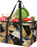 Reusable Grocery Bag Foldable Shopping Tote Bag with Handles Reusable Shopping Bags Large Kitchen Grocery Bags