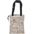 Car Trash Bag Hanging Creative Floral Rainbows Car Trash Can Waterproof Garbage Bag Hanging for Car Back Seat