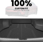 LASFIT Cargo Mat for Kia K4 2025 2026, All Weather TPE Custom Fit Car Trunk Mats Cargo Liners Accessoires for Kia K4 2025-2026, Black