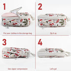 5 Set Compression Packing Cubes, Suitcase Organizer, Lightweight Travel Essentials, Compression Bags For Travel Accessories L
