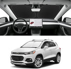 Custom Fit Windshield Sun Shade for Chevy Trax 2013-2023, Blocks UV & Heat, Front Window Sunshade Accessorie, Easy Fold & Store Keep Your Car Cooler