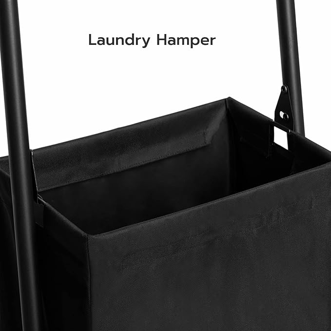 HOOBRO Blanket Ladder with Basket, 17.3”L x 63.4”H, Towel Rack with Hooks, Blanket Holder Rack, Decorative Ladder Shelf, Dryi