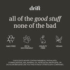 Drift Car Air Freshener - The Original Wood Air Freshener - Car Odor Eliminator - Long Lasting Scent - Metal Clip - Essential
