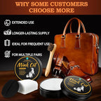 Feilove 4-in-1 Mink Oil Leather Conditioner and Cleaner 3.52 oz - Premium Waterproof Formula for Boots and Shoes