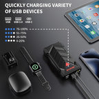 NEXPOW Battery Jumper Starter Portable12V Car Battery Jump Starter Power Pack with USB Quick Charge (Up to 7L Gas or 5.5L