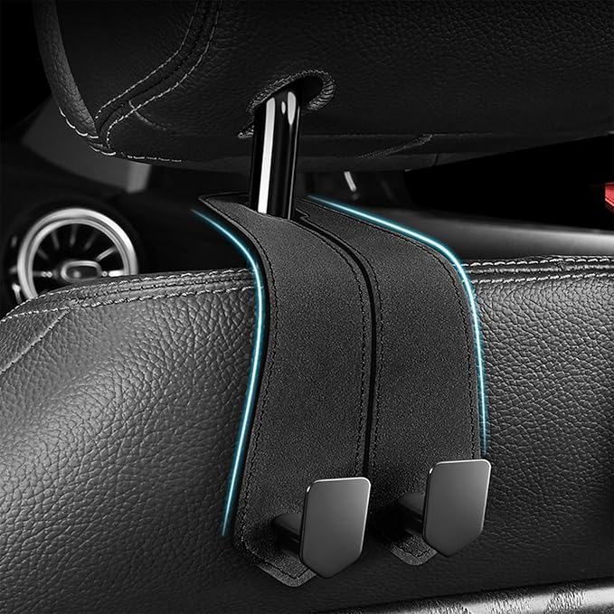 Car Seat Gap Filler, Seat Gap Organizer with Phone Holder, Car Seat Accessories, Car Organizer Fit Car SUV Truck, 2PCS Seat Gap Filler and 1 Pack Car Purse Hook