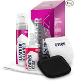 Gyeon Leather Set Strong All‑in‑One Car Leather Cleaner and Ceramic Coat Kit for Interior Protection Deep Clean Oil Removal M