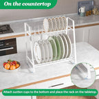 2 Pack Under Bed Shoes Storage + Plate Organizer