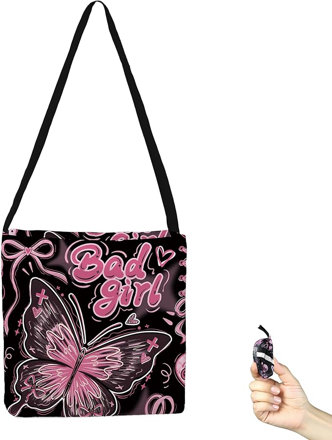 BeeGreen Reusable Grocery Shopping Bag -Travel Tote Bag - Foldable Compact Sturdy Bags