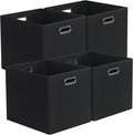 Posprica 3X Thicker Collapsible Storage Bins,13×15x13 Foldable Storage Cube Boxes Fabric Drawer for Closet Shelf Cabinet Book