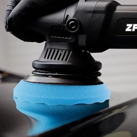 Buffing Polishing Pads, ZFE 6Pcs 5"(125mm) Waffle Foam Buffing Pads Polishing Pads Wool Pad Kit for 5Inch Backing Plate RO/DA/GA Car Polisher (7Pcs 5Inch Waffle Polishing Pad, 5 Inch (125mm))