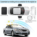 3PCS Car Window Shades Front Windshield Sun Shade Foldable Window Shade Custom Fit for 2013-2018 Nissan Altima Sedan Accessories Car Shades for Front Windows Anti-UV Rays Block Heat