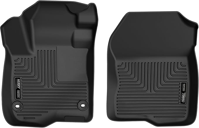Husky Liners Weatherbeater Floor Mats | Fits 2023-2026 Honda CR-V, Includes Hybrid | Front Row, 2-pc Black - 17281