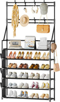 OYREL Shoe Rack 6 Tier Shoes Organizer 24-30 Pairs Shoe Racks for Closet Front Door Entrance Large Capacity Space Saving Shoe