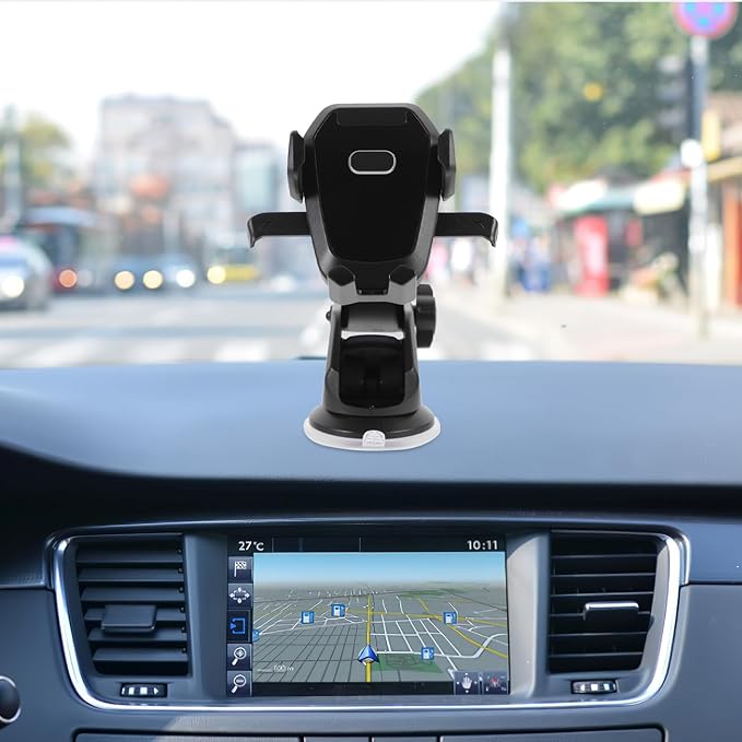 Operitacx Car Dash Cam Suction Cup Mount Holder, Adjustable Multipurpose Dvr Mount for Car Dashboard, Universal Phone and Camera Holder with Strong Suction, Suitable for Travel and Driving