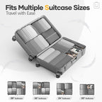 Veken 9/11 Set Compression Packing Cubes for Travel Essentials,Compressible Expandable Large Luggage Suitcase Organizer Bags 