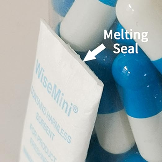 0.5 Gram 500 Pack Silica Gel Packs, Dessicant Packets, Moisture Absorbers for Food Storage, Food Grade Desiccant