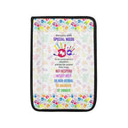 Personalized Name Non Respond Autism Colorful Hand Seat Belt Cover Autism Awareness Medical Alert Autism Seatbelt Cover for Kids Non-Verbal Autistic Special Needs Autism Car Accessories AT33