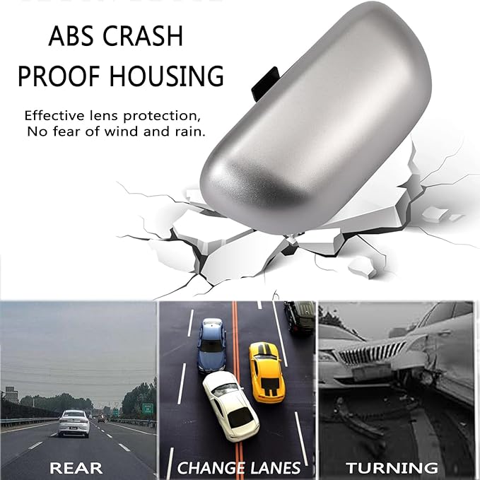 Car Blind Spot Mirrors 2 Pack - Universal Outside Rear View Mirror with Wide Field of View, Fog-Free Car Side Mirror Blindspot