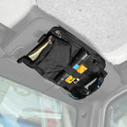 1 Pack Multi-Functional Car Sun Visor Organizer With Micro ID Carrier Pocket, Molle Tactical Visor Organizer Bag,Truck Visor Organizer Auto Accessories Sunglass Holder