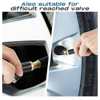 Tallew 20 Pack Dual Head Tire Pressure Gauge Heavy Duty Air Pressure Tire Gauge for Auto Truck Car RV Van Gage Range 10-150PSI, 1-10Bar (Black)