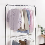 Hanging Closet Rod, 17-29In Adjustable Width and Up to 37In Height Adjustable Closet Rod Extender, Double Closet Rods Hanging