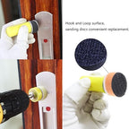 160Pcs 1inch Sanding Discs Hook and Loop 60 to 10000 Wet Dry Sandpaper with 1/8" Shank Backing Pad,Hand Sanding Block,Sponges