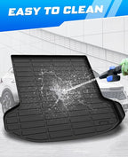 Sunsdrew Trunk Cargo Liner for 2023-2025 Kia Sportage Accessories (Include Hybrid), Rear Cargo Mat Trunk Mat All Weather Protection TPE Rubber Raised Edge (Not for PHEV)