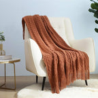 CREVENT Home Farmhouse Decor Rustic Couch Sofa Chair Bed Throw Blanket, Soft Warm Light Weight for Travelling in Spring Summe