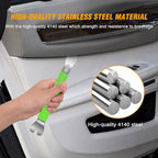GOOACC 11 PCS Trim Removal Tool Kit, Metal Pry Tool Auto Fastener Remover Pry Bar Set Car Door Panel Removal Tool Dashboard R