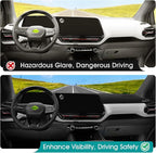 FIILINES Dash Cover Fit for 2024-2025 2026 Chevrolet Chevy Silverado EV Accessories Dashboard Mat for Silverado Accessories D