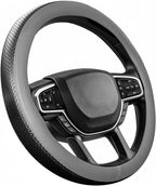 Steering Wheel Cover for Dodge Ram 1500 2500 3500, Fit 15.5-16" Wheels (Gray)
