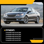 Side Rearview Mirror Cover Caps Compatible with Accord 2008 2009 2010 2011 2012 2012 Black Exterior Side Mirror Cover Rearview Mirror Caps Mirror Housing Left Driver Right Passenger