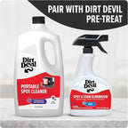 Dirt Devil Pet Portable Spot Cleaner Solution, 64 oz., Fresh Blossom Scent, Upholstery and Carpet Shampoo Solution, Eliminate