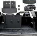 Cargo Mat for 2020-2025 Hyundai Palisade, All Weather TPE Rear Cargo Liner with Seat Back Cover for Hyundai Palisade Accessories (Include Lower Trunk Mat)