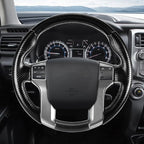 Aimato Customized Steering Wheel Cover for Toyota Tacoma 2012-2023/4Runner 2010-2024/Tundra 2014-2021/Sequoia 2014-2022 Thin,Anti-Slip,Scratch-Resistant Exclusive Car Accessory for Toyota