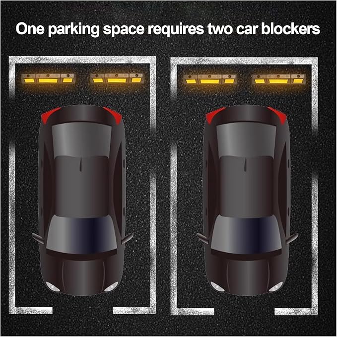 Garage Parking Aid Heavy Duty Rubber Parking Guide Premium Quality Durable Parking Stopper for Garage, Car Parking Accessories