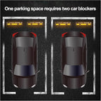 Garage Parking Aid Heavy Duty Rubber Parking Guide Premium Quality Durable Parking Stopper for Garage, Car Parking Accessories