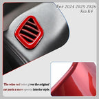 Dashboard Air Vent Cover, for kia k4 2024 2025 2026,Sport Interior Trim Accessories - Wine Red