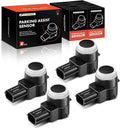 A-Premium 4-PC Reverse Backup Parking Assist Sensor Compatible with Select Chevrolet, GMC, Buick and Cadillac Models - Equino