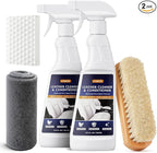 2-in-1 Leather Cleaner and Conditioner,16.9 oz,2 Pack,Car Cleaner and Conditioner for White & Black Vegan Leather,Safely Clea