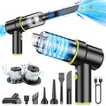 CODN Handheld Car Vacuum Portable Cordless 12000PA, 2 in 1 Handheld Vacuum Cleaner and Air Duster with Multi-Nozzles and LED 