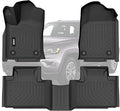 VIWIK Floor Mats for Jeep Grand Cherokee 2021-2016, Anti Slip 3D Floor Liners, TPE Waterproof Car Mats, Custom Fit All Weather Protection for Grand Cherokee SUV Accessories, Front & Rear