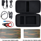 khanka Hard Travel Case for Halo Bolt 58830/57720 / Air 58830 / ACDC Max 55500 mWh Portable Emergency Power Kit, Portable Phone Laptop Charger, Case Only (Camouflage)