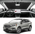 Custom Fit Windshield Sun Shade for Ford Edge 2015-2024, Blocks UV & Heat, Front Window Sunshade Accessorie, Easy Fold & Store Keep Your Car Cooler