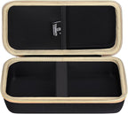 Hard Storage Case for Tire Pressure Gauge, Portable Oxford Cloth Storage Box - 100 PSI (Only Case) (Black & Gold)